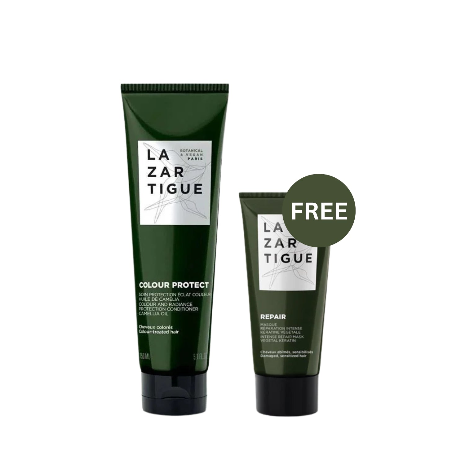 Lazartigue Colour Protect Conditioner 150ml + FREE 50mL Repair Intensive Repair Mask